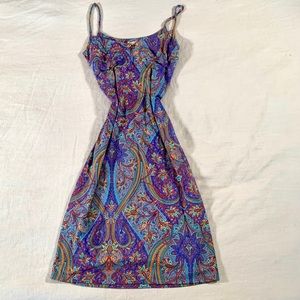 Paisley Slip Dress